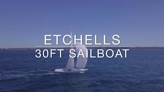 Etchells 30ft Daysailer Sailboat [upl. by Ahsina]