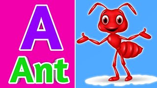 ABC Phonic Song  A for Apple Toddler Learning Video Songs  Alphabet Song for kids  Kids Cartoon [upl. by Earas]