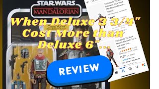 Review of the NEW Cobb Vanth Vintage Series figure from Hasbro New 3 34quot that cost more than 6quot [upl. by Omlesna]