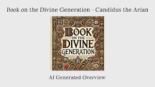 Overview Book on the Divine Generation  Candidus the Arian  Part 1 AI Summary [upl. by Milks]