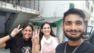 Rajpura vlogChitkara university fans vlog punjab sister travel bhai friends carlovers [upl. by Egdirdle]