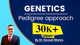 Genetics Pedigree approach by Dr Devesh Mishra [upl. by Lawrenson]