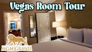 MGM Signature Deluxe Balcony Suite FULL Room Tour 2023 This Vegas Room is LIT🔥 [upl. by Leahciam]