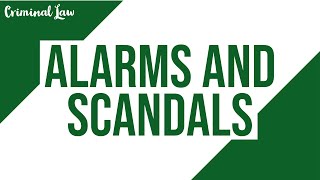 Article 155 Alarms and Scandals Criminal Law Discussion [upl. by Fridlund329]