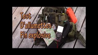 Test dallumettes a la fin explosive [upl. by Dionne]