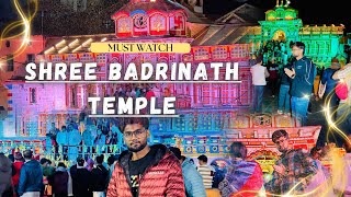 Shree Badrinath Temple🙏🏔️  Must Watch  Saurav Nagar [upl. by Fiona63]