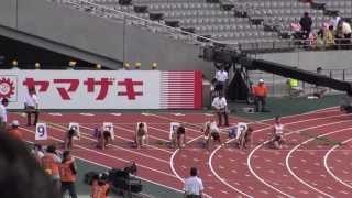 97th日本陸上 女子100m予選3組 福島千里 Chisato Fukushima 113819 201367 味スタ [upl. by Scribner608]