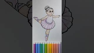 Desenho Fácil de Bailarina Easy Ballerina Drawing [upl. by Wall]