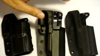 Holstex VS Kydex Glock 34 gen4 [upl. by Rasaec]