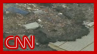 Watch a massive tsunami engulf entire towns in Japan 2011 [upl. by Calvo229]