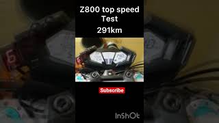 Z800 top speed test [upl. by Yltnerb]