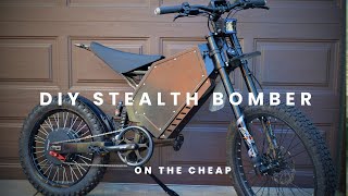 Low Cost Stealth Bomber Enduro EBike Overview [upl. by Rosalyn]