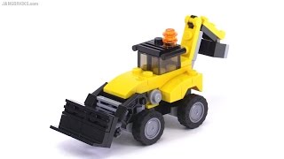 LEGO Creator mini Construction Vehicles 3in1 review set 31041 [upl. by Ronica749]