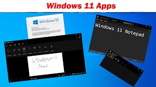 How to Install Windows 11 Exclusive apps in Windows 10 [upl. by Llerral640]