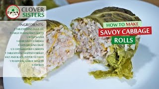 Savoy cabbage rolls [upl. by Auqinu]