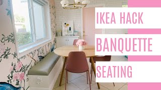 DIY Banquette Seating Ikea Hack [upl. by Nart607]