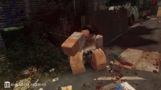 Man uploads video of himself shooting homeless person  Roblox [upl. by Nauqaj]