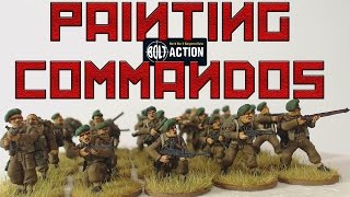 Painting British Bolt Action Commandos [upl. by Beichner]