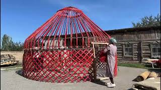 Yurt Building on the Silk Road [upl. by Mide]