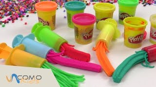 Play Doh plastilina  ¡Formas divertidas [upl. by Awra]