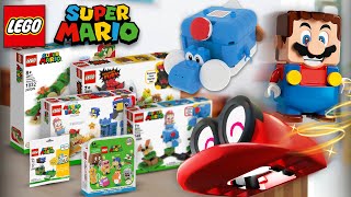 NEW LEGO Super Mario Sets AUGUST 2023  INTERACTIVE CAPPY  Lego Mario Odyssey and Galaxy Sets [upl. by Cirdor904]