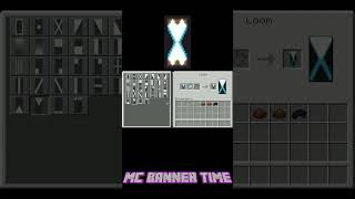 Minecraft Hourglass 5 Banner Design Short  Its Banner Time [upl. by Erihppas]