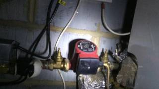 Boiler pump problems  Very loud when changing the speed [upl. by Aldas]