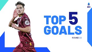 Riccis goal doubles Torinos lead  Top 5 Goals by cryptocom  Round 22  Serie A 202324 [upl. by Ajssatsan]