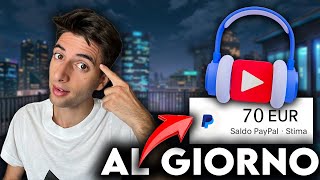 GUADAGNA 70€ al GIORNO ASCOLTANDO MUSICA [upl. by Darin]