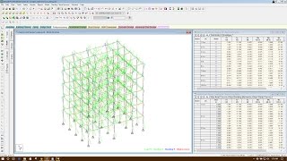 STAAD Pro Tutorial Series Part5  Frame Generator  Seismic Loading  Wind Loading  Analysis [upl. by Ylloh]