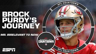 Brock Purdys inspirational journey from Mr Irrlevant to 49ers QB 🙌  NFL Countdown [upl. by Electra]