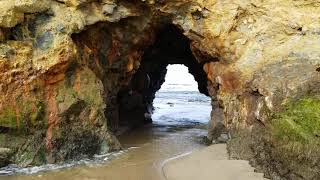 The Beauty of Nature Pescadero Beach HMB California During Low Tide [upl. by Noyart985]