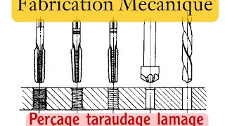 Perçage  taraudage  lamage 💜💜❤️❤️💙💙 [upl. by Artap447]