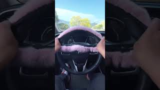 Winter antiskid steering wheel cover car good stuff car supplies steering wheel cover plush ste [upl. by Christabella]