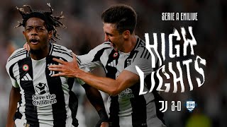 HIGHLIGHTS SERIE A  JUVENTUS 30 COMO  Mbangulas Dream Debut amp Decisive Yildiz [upl. by Lai]