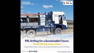 PDTHR 300 Truck Mounted Water Well Drilling Rig is transforming water access in West Africa [upl. by Dafna704]