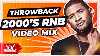 2000s Throwback RampB Clean Video Mix 3  Dj Shinski Usher Next Lloyd Donell Jones Faith Evans [upl. by Rahsab]