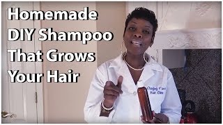 DIY Shampoo  How To Make A Shampoo That Will Make Your Hair Grow fast [upl. by Bush596]