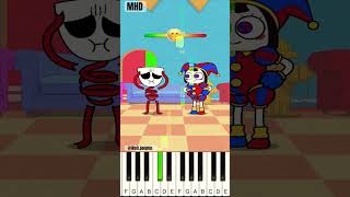 Who won the Game the amazing digital circus pomni wolfdolphin  Piano Tutorial [upl. by Quill]