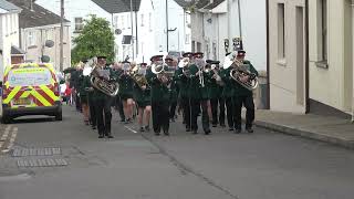 Maguiresbridge Silver Band  Lisbellaw Veterans Memorial Parade 2024 2 [upl. by Giwdul]