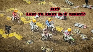 Jett Lawrence Dead Last to First in 2 Turns [upl. by Blunt]