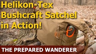 HelikonTex Bushcraft Satchel in Action [upl. by Ankney]