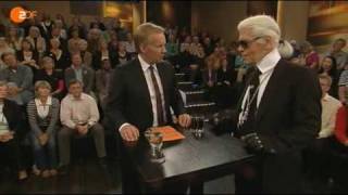 Karl Lagerfeld bei Johannes B Kerner 28 [upl. by Briny]