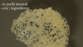 Cialda di parmigiano in microonde Con 1 ingrediente in pochi secondi [upl. by Seigel]