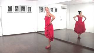 Curso Aprende a Bailar Sevillanas con Pilar Astola Introducción y 1º pasos [upl. by Akel]