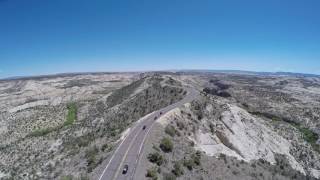 Motorcycles on Highway 12 quotHogsbackquot  Escalante Utah [upl. by Barth764]