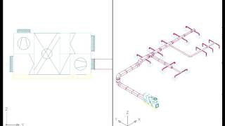 Planung einer Lueftungsanlage  construction of an air conditioning system [upl. by Hairem]